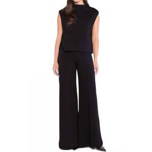 Elegant Black Boot Cut Jumpsuit